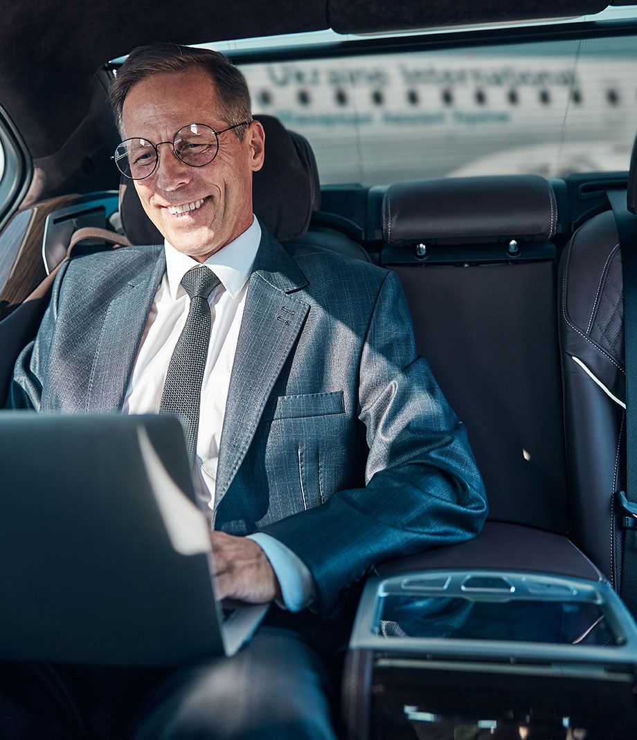 Customer enjoying the ride