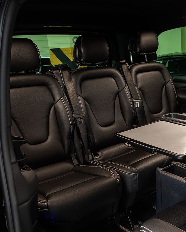 Inside our Mercedes MPV